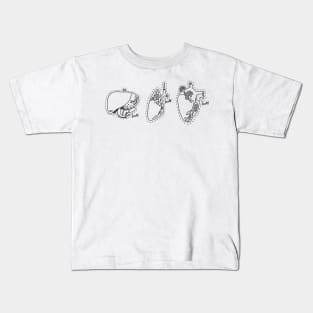 Liver Lung FR! Kids T-Shirt